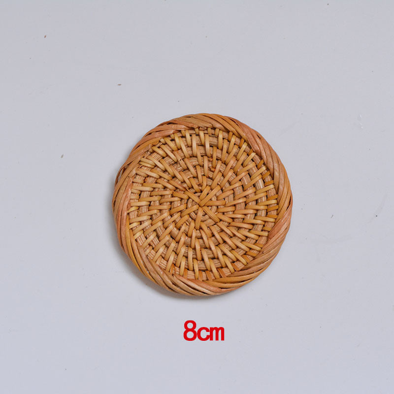 Rattan Meal Tabletop Woven Coaster