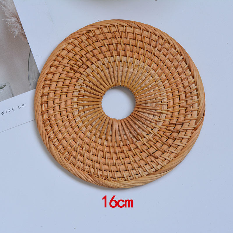 Rattan Meal Tabletop Woven Coaster