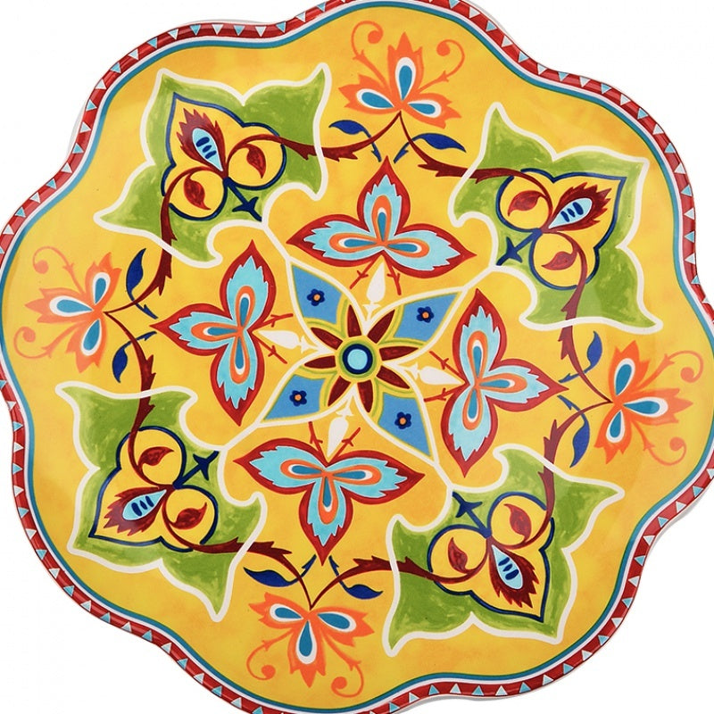 Ceramic Moroccan Inspired Serving Plate