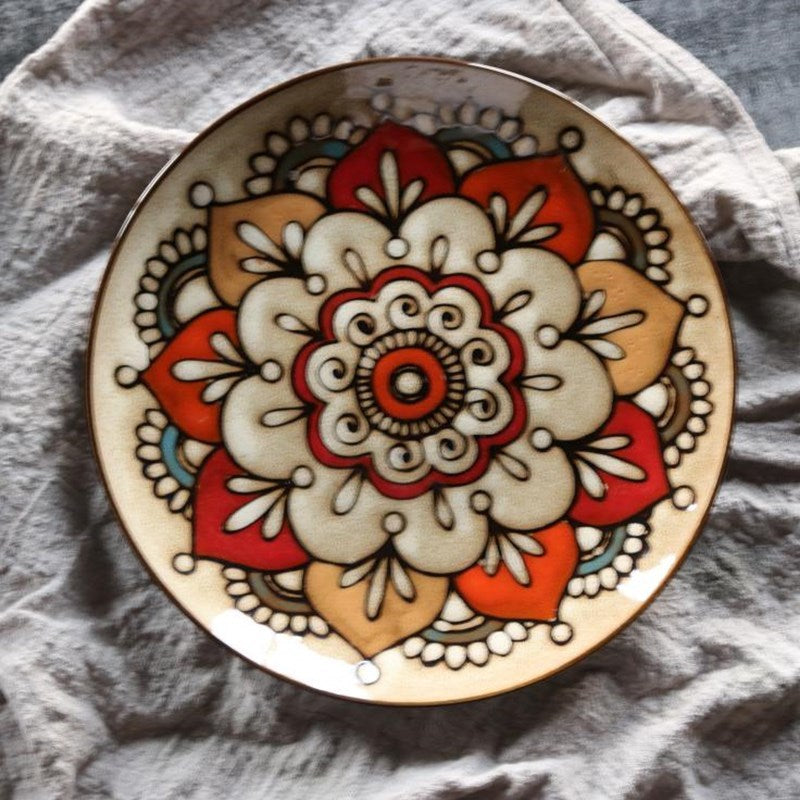 Ceramic Hand Painted Ceramic Plate